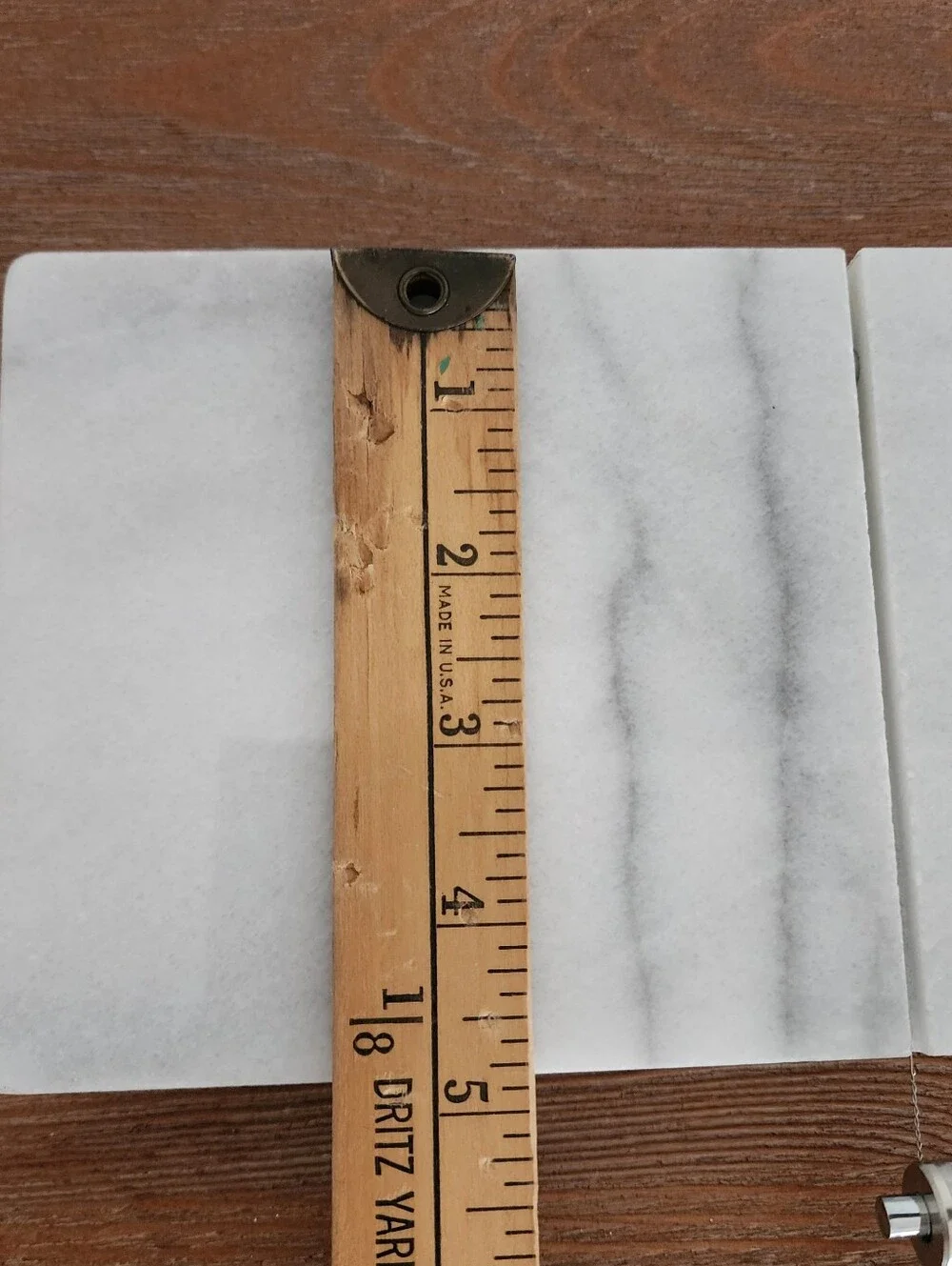 White Marble Cheese Slicer
